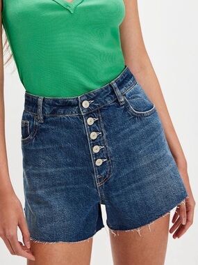 We The Free Blue Denim High-Rise Jeans